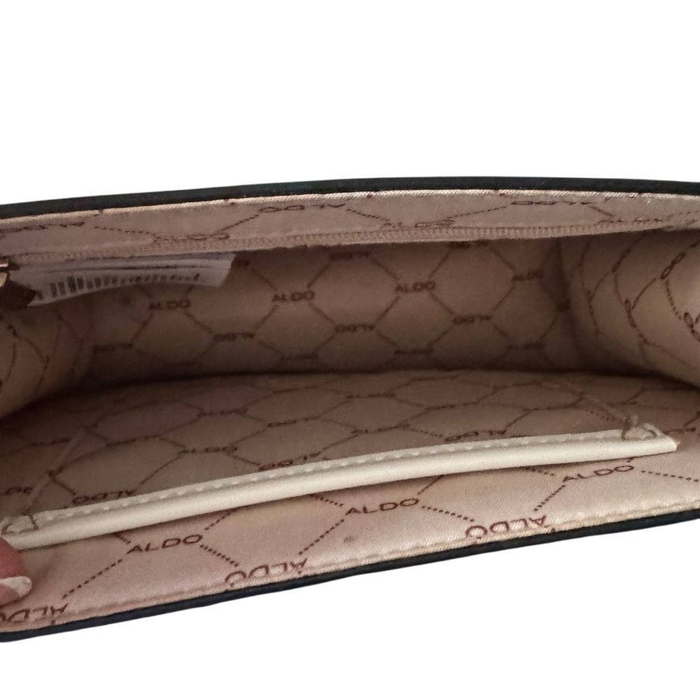 Aldo Matthan Convertible Satchel in white. - Picture 8 of 9